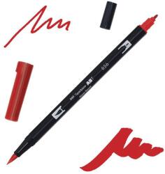 Tombow abt dual brush pen kétvégű filctoll - 856, poppy red