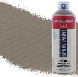 Royal Talens Amsterdam vízbázisú akrilfesték spray, 400 ml - 729, warm grey deep