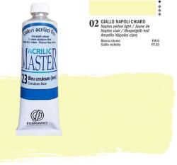 FERRARIO Master akrilfesték, 60 ml - 02, napoli yellow light