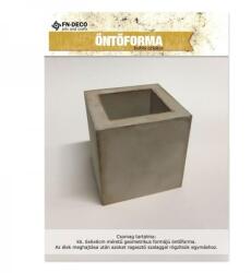 CreativCompany Öntőforma, összecsukható - Kocka, kaspó, négyszögletű