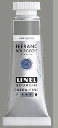 Lefranc Bourgeois L&B Linel extra fine gouache festék, 14 ml - 258, neutral grey