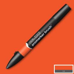 Winsor & Newton Promarker Brush kétvégű alkoholos ecsetfilc - O177, bright orange
