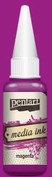 Pentart Media ink, tintafesték, 20 ml - magenta
