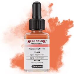 Schmincke AERO COLOR Professional retuspisztoly festék, 28 ml - 605, terra rossa light