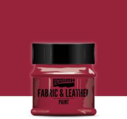 Pentart textil- és bőrfesték, 50 ml - piros