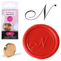 J. Herbin Viaszpecsételő fej, J. Herbin, 24 mm, sárgaréz - N betű