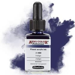 Schmincke AERO COLOR Professional retuspisztoly festék, 28 ml - 400, indigo