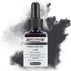 Schmincke AERO COLOR Professional retuspisztoly festék, 28 ml - 701, neutral grey