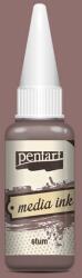 Pentart Media ink, tintafesték, 20 ml - must