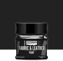 Pentart textil- és bőrfesték, 50 ml - fekete
