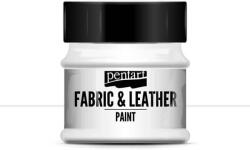 Pentart textil- és bőrfesték, 50 ml - fehér
