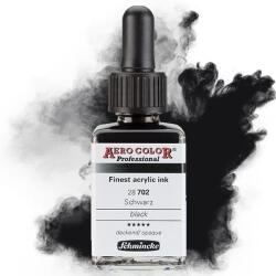 Schmincke AERO COLOR Professional retuspisztoly festék, 28 ml - 702, black