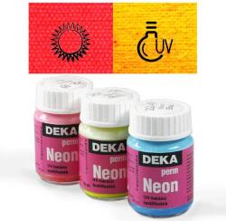 Deka Perm Neon textilfesték 25 ml - 15 piros