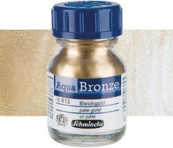 Schmincke Aqua Bronze metál effekt por, 20 ml - 813, pale gold