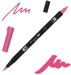 Tombow abt dual brush pen kétvégű filctoll - 743, hot pink