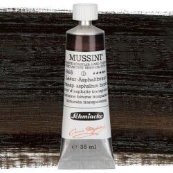 Schmincke Mussini olajfesték, 35 ml - 645, asphaltum brown transparent