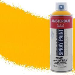 Royal Talens Amsterdam vízbázisú akrilfesték spray, 400 ml - 269, azo yellow medium