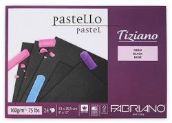 Fedrigoni Tiziano rajztömb, 160 g, 24 lap - 23x30, 5 cm, fekete