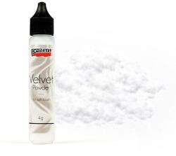 Pentart Bársonypor, 30 ml - fehér, 4 g