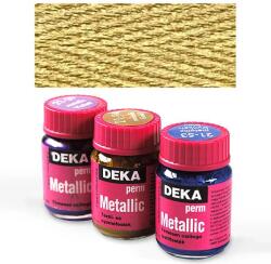 Deka Perm Metallic metál textilfesték 25 ml - 05 sárga