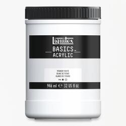 Liquitex Basics akrilfesték, 946 ml - 432, titanium white