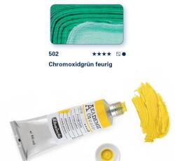 Schmincke Akademie olajfesték, 60 ml - 502, chromium oxid green brill