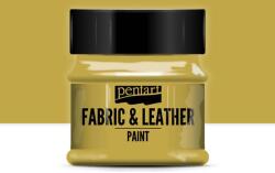 Pentart textil- és bőrfesték, 50 ml - arany (metál)