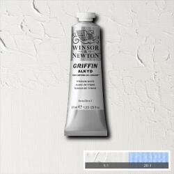Winsor&Newton Griffin alkyd olajfesték, 37 ml - 644, titanium white