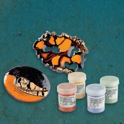 EFCO Tűzzománc zománcpor, 45 g - átlátszó pávazöld