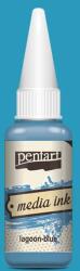 Pentart Media ink, tintafesték, 20 ml - lagúnakék