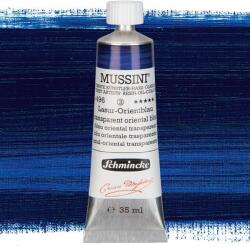 Schmincke Mussini olajfesték, 35 ml - 496, translucent oriental blue