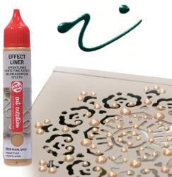 Talens Art Creation Effect Liner, univerzális 3D festéktoll, 28 ml - 8525 Pearl dark green