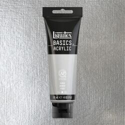 Liquitex Basics akrilfesték, 118 ml - 052, silver