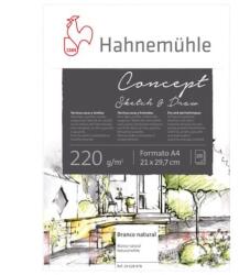 Hahnemühle Concept rajz-, vázlat- és festőtömb, 220 g, 20 lap - A4