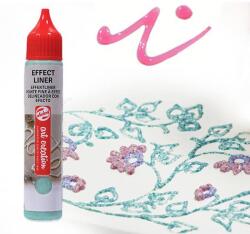 Talens Art Creation Effect Liner, univerzális 3D festéktoll, 28 ml - 8951 Shimmer pink