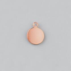 Efco Tűzzománc medál vörösréz alap - kerek, 10 mm