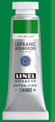 Lefranc Bourgeois L&B Linel extra fine gouache festék, 14 ml - 558, brilliant green