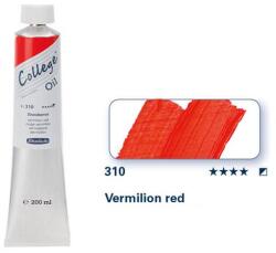 Schmincke College olajfesték, 200 ml - 310, vermilion red
