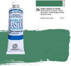 FERRARIO Master akrilfesték, 60 ml - 36, oxyde of chromium green