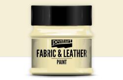 Pentart textil- és bőrfesték, 50 ml - elefántcsont (vintage)