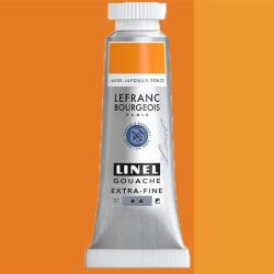 Lefranc Bourgeois L&B Linel extra fine gouache festék, 14 ml - 184, japanese yellow deep
