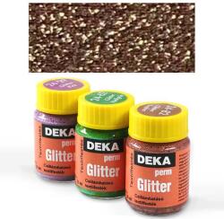 Deka Perm Glitter csillámos textilfesték 25 ml - 82 réz