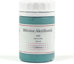 ArtExport Művész akrilfesték, 250 ml - csillámos, 96, zöld