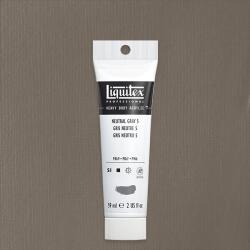 Liquitex Heavy Body akrilfesték, 59 ml - 599, neutral gray value 5/mixing gray