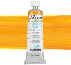 Schmincke Norma Blue vegán vizes olajfesték, 35 ml - 248, indian yellow