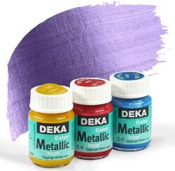 Deka Color Metallic metál akrilfesték 25 ml - 39 viola