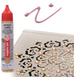 Talens Art Creation Effect Liner, univerzális 3D festéktoll, 28 ml - 8506 Pearl pink