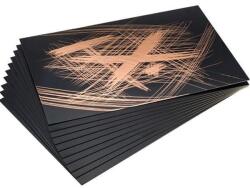 ESSDEE karcfólia karckép készítéshez, 10 db, 101x152 mm - vörösréz