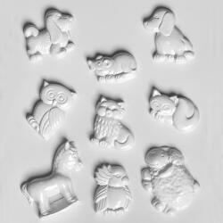 ArtExport Hobbyművész műanyag öntőforma - apró állatok, 9 db