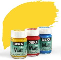 Deka Color Matt akrilfesték 25 ml - 06 napsárga